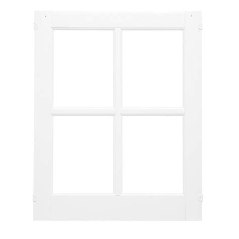 Tafco Windows Utility Barn Sash Fixed Picture Vinyl Window Grid White