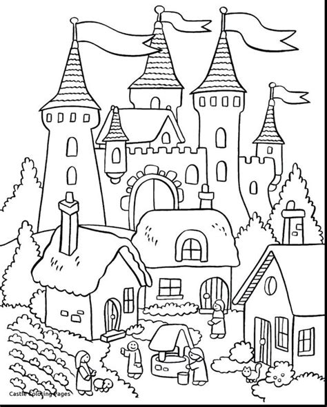 Frozen Castle Coloring Page