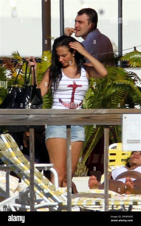 x factor judge tulisa contostavlos was spotted in miami beach showing off her figure in a