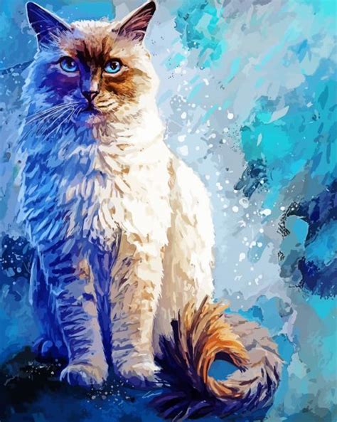 Ragdoll Cat Art 5d Diamond Painting