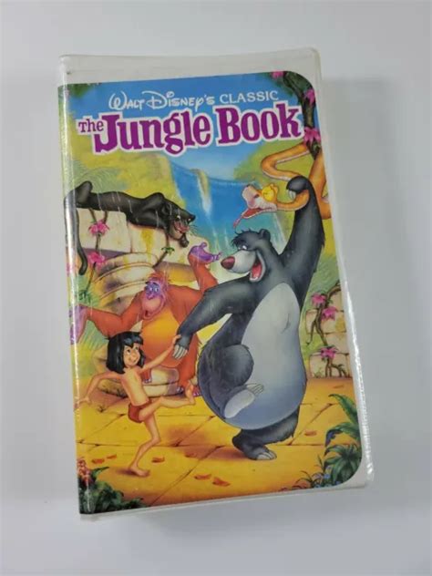 RARE WALT DISNEY S Classic Black Diamond Edition The Jungle Book VHS EUR PicClick FR