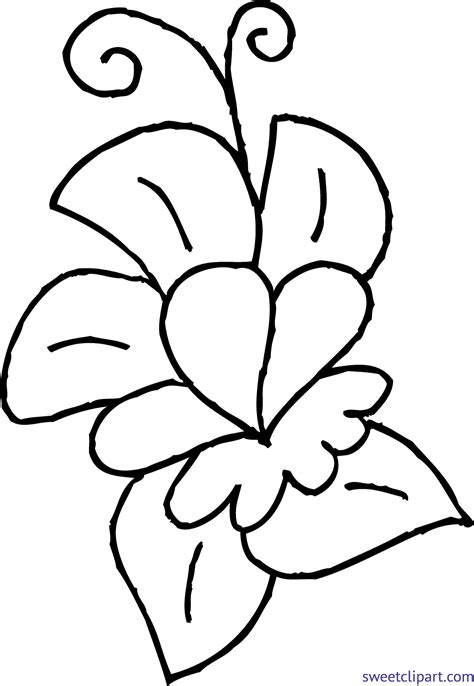 Cute Flower Coloring Pages Coloring Pages