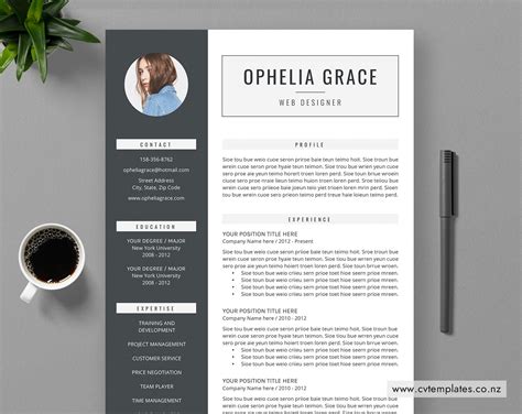 Dec 03, 2020 · pair a modern cover letter template with your resume to show some personality and flair in your job application. CV Template for MS Word, Curriculum Vitae, Editable CV ...