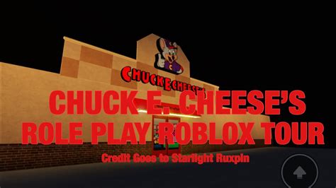 chuck e cheese s role play roblox tour youtube