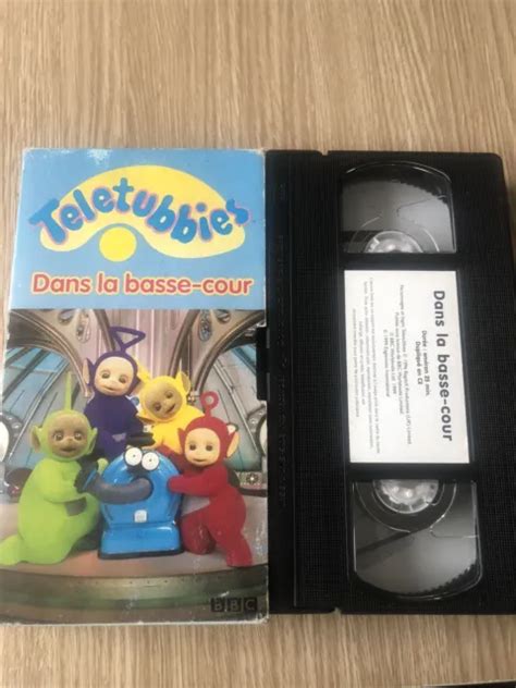 CASSETTE VIDÉO VHS Teletubbies Dans La Basse Cour Français Rare EUR 6