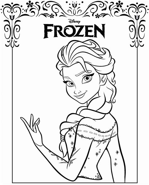 Gambar Untuk Diwarnai Frozen Adzka