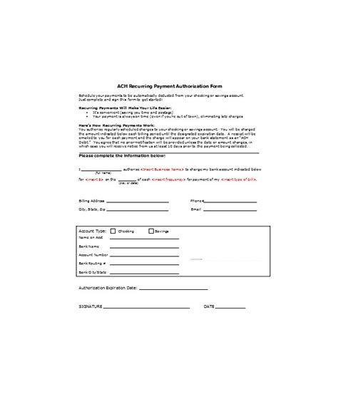 Free 11 Bank Authorization Forms In Pdf Ms Word
