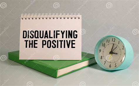 Text Disqualifying The Positive For Qualified Concept Stock Image