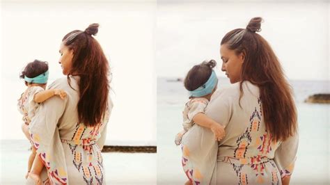 neha dhupia looks adorable in moments with her daughter mehr on her birthday youtube