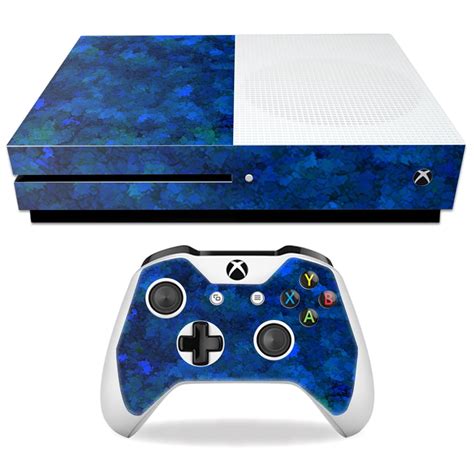 Skin Decal Wrap For Microsoft Xbox One S Blue Ice