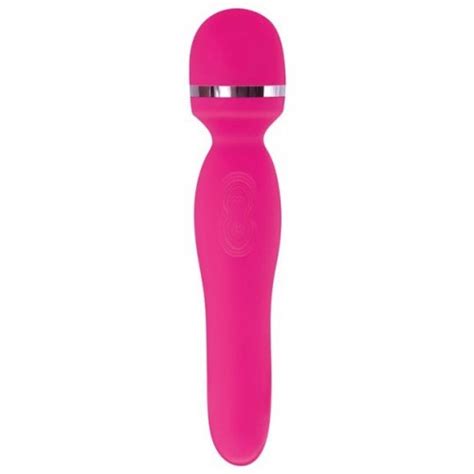Adam And Eve Intimate Curves Rechargeable Wand Pink Sex Toys At Adult
