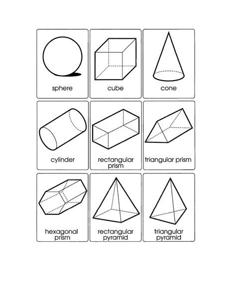Basic 3d Shapes Drawing Warehouse Of Ideas