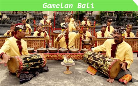 Gambar Alat Musik Tradisional Khas Bali Belajar Budaya Seperangkat