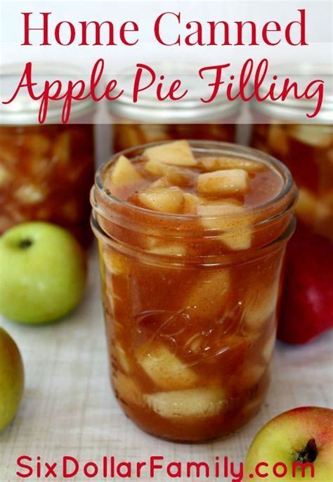 Slice, peel and core apples. Canned Apple Pie Filling Recipe | Rezept | Einmachrezepte ...