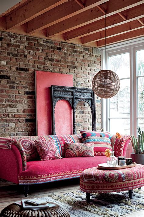 Decorating With Color Statement Bold Color Sofa Decoholic Bohemian
