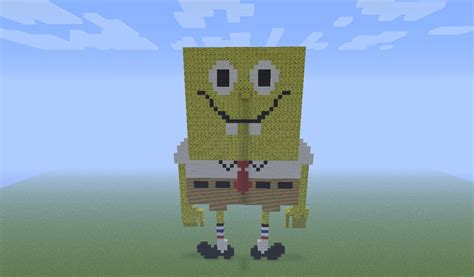 Spongebob Squarepants In Pixel Art Minecraft Project My XXX Hot Girl