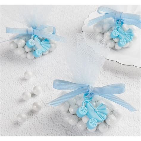 Blue Stroller Baby Shower Favor Charms 12ct Party City