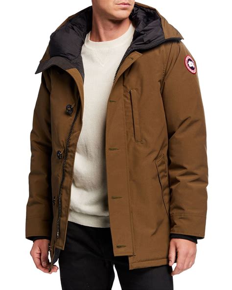 Canada Goose Men S Chateau Hooded Parka Neiman Marcus Canada Goose Mens Hooded Parka Parka