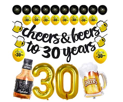 Cheers And Beers Banner 30th Birthday Party Banner Beer Bachelorette