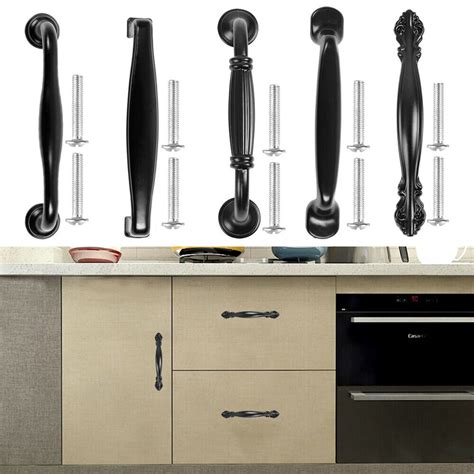 He has written for best reviews, techdigg, wikimotive, and more. Cabinet Pulls Matte Black Kitchen Drawer Door Pulls Cabinet Handles Knob Hardware 3.8" Hole ...