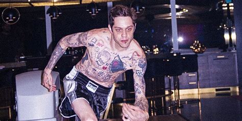 Pete davidson is reportedly covering up all of his 100+ tattoos. Pete Davidson Goes Bowling Shirtless With Friends at Palms Casino Resort | London Reese, Pete ...