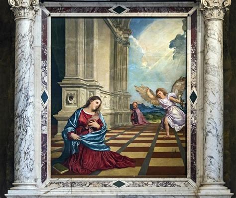 The Annunciation C1519 Titian