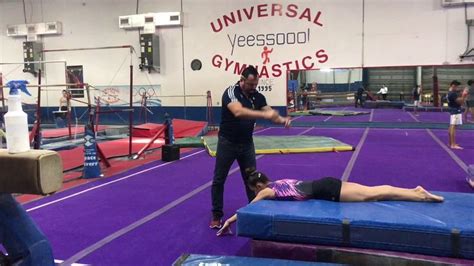 Front Handspring Turn Drills On Vault Part 1 Gymnastics Skills Gymnastics Lessons Gymnastics