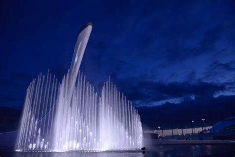 Us Firm Creates Official Fountain For Sochi Winter Olympic Games Us