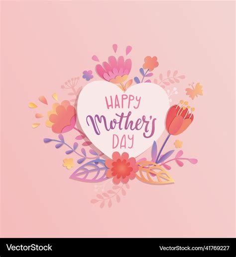Happy Mother Day 2022 Greeting Cardflyerbanner Vector Image