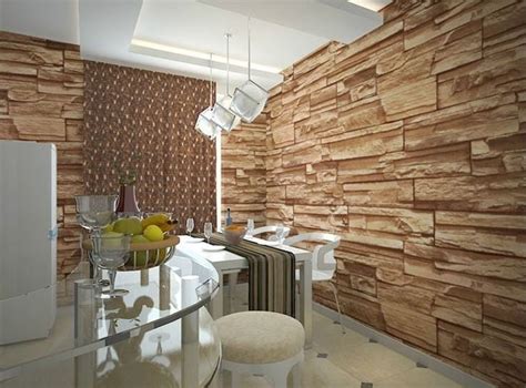 Free Download Stereoscopic Modern Stone Brick 3d Wallpaper Bedroom