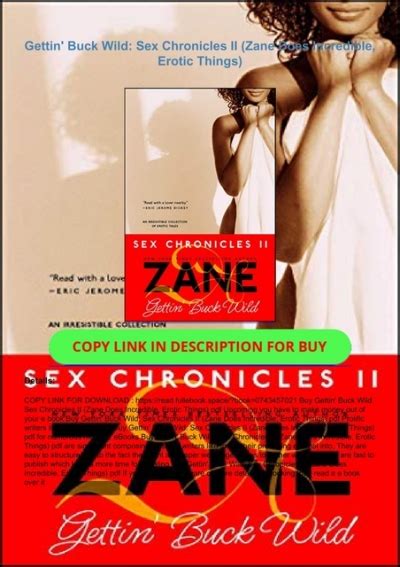 ⚡pdf Download Gettin Buck Wild Sex Chronicles Ii Zane Does