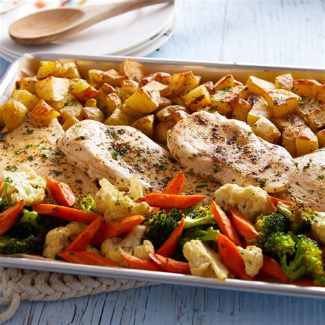 Easy Sheet Pan Chicken And Veggies Recipes