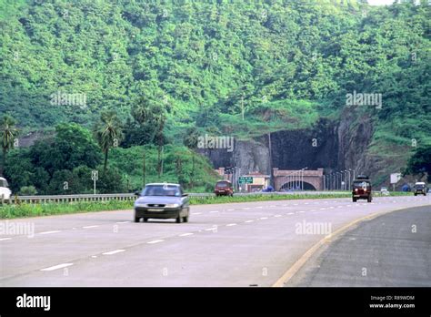 Mumbai Pune Express Highway Maharashtra India Stock Photo Alamy