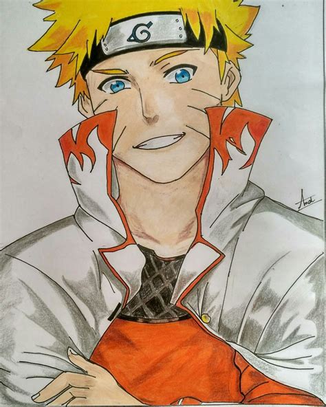 Naruto Uzumaki Pencil Drawing By Me Naruto Kulturaupice