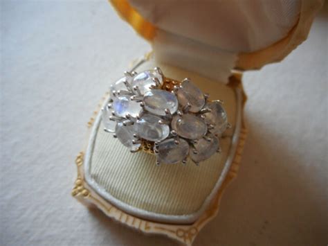 Beautiful Sterling Silver Gf Pale Labradorite Ring Size 1025 Re2856 Ebay