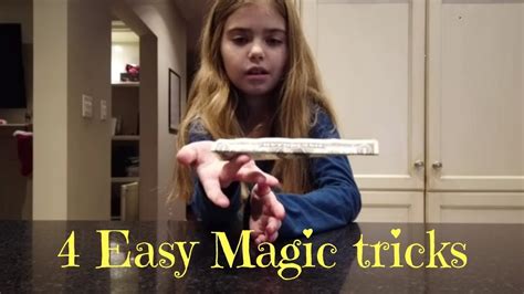 How To Do 4 Easy Magic Tricks For Kids Youtube