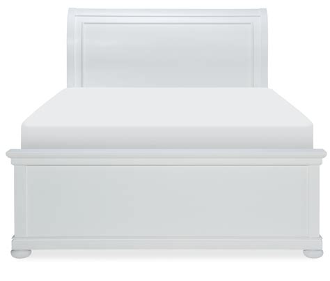 Legacy Classic Kids Canterbury Queen Sleigh Bed In Natural White 9815 4305k