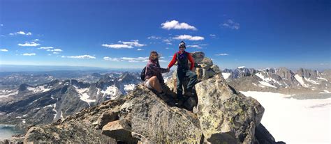 The Summit Of Fremont Peak 13775 Ft In The Wind River