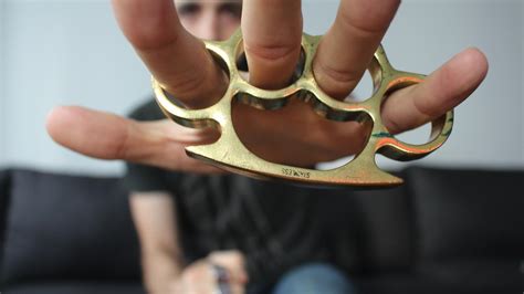 Brass Knuckles And Knife Overview Youtube
