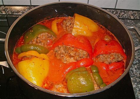 Rezeptwelt Gefüllte Paprika nach Uroma Susanne