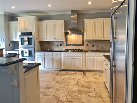 Home decor/interior design on instagram: Antique White Kitchen Cabinet Makeover | General Finishes ...