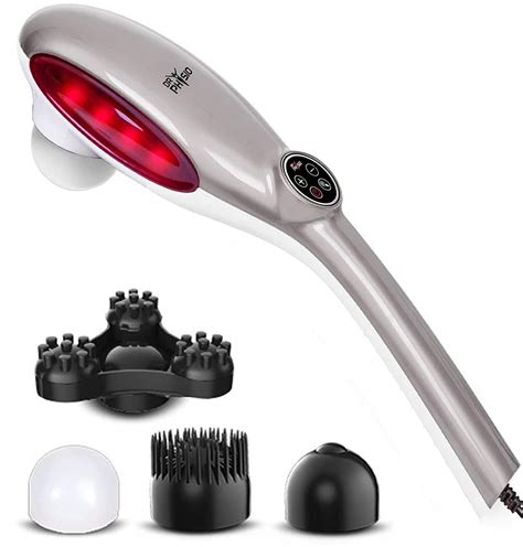 dr physio usa active hammer electric powerful body massager with vibration silver