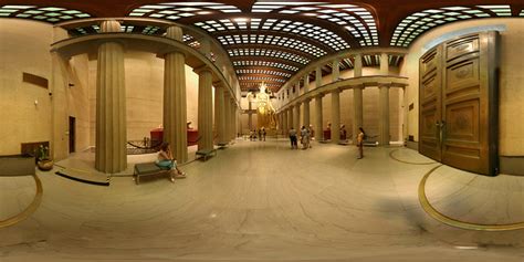 2008 06 07 Panorama Inside The Parthenon At Centennial Park In