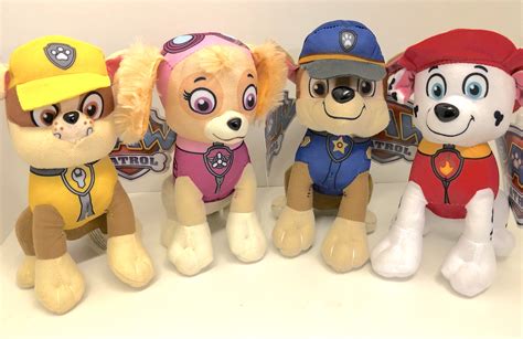 The plucky pups of paw patrol are hero dogs who come to the rescue of anyone. Paw Patrol Set of 4 Plush Toys - Walmart.com - Walmart.com