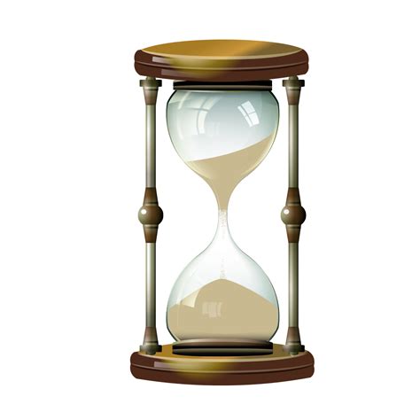 Hourglass Sand Time Clock Wings Png Picpng