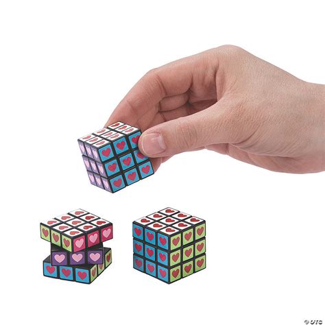 Valentine Mini Puzzle Cubes 12 Pc Oriental Trading