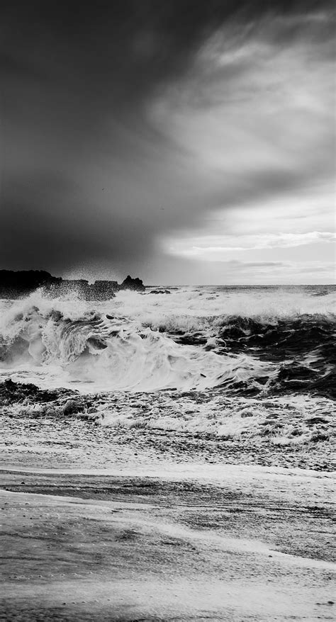 1920x1080px 1080p Free Download Black Sea Iceland Landscape