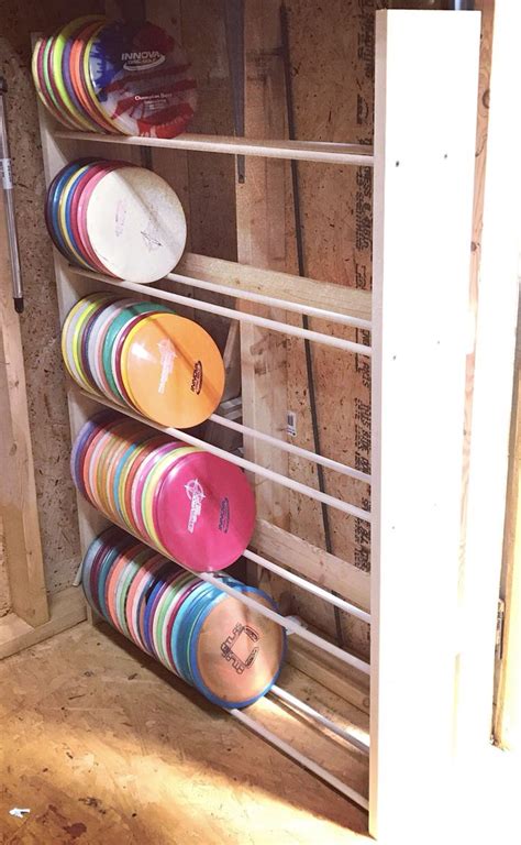 Thanks for checking out the video! I made this custom disc golf rack for my husband to store his disc collection. It's not quite ...