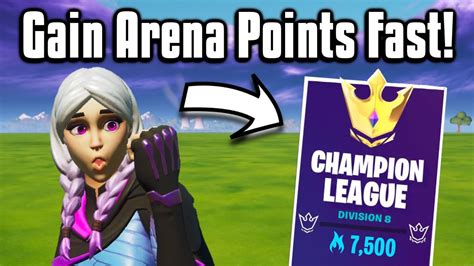 How To Get 1000 Arena Points Per Day Reach Champs In Fortnite