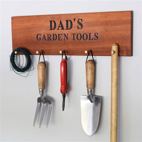 Dads Personalised Board For Hanging Tools By Pushka Ts